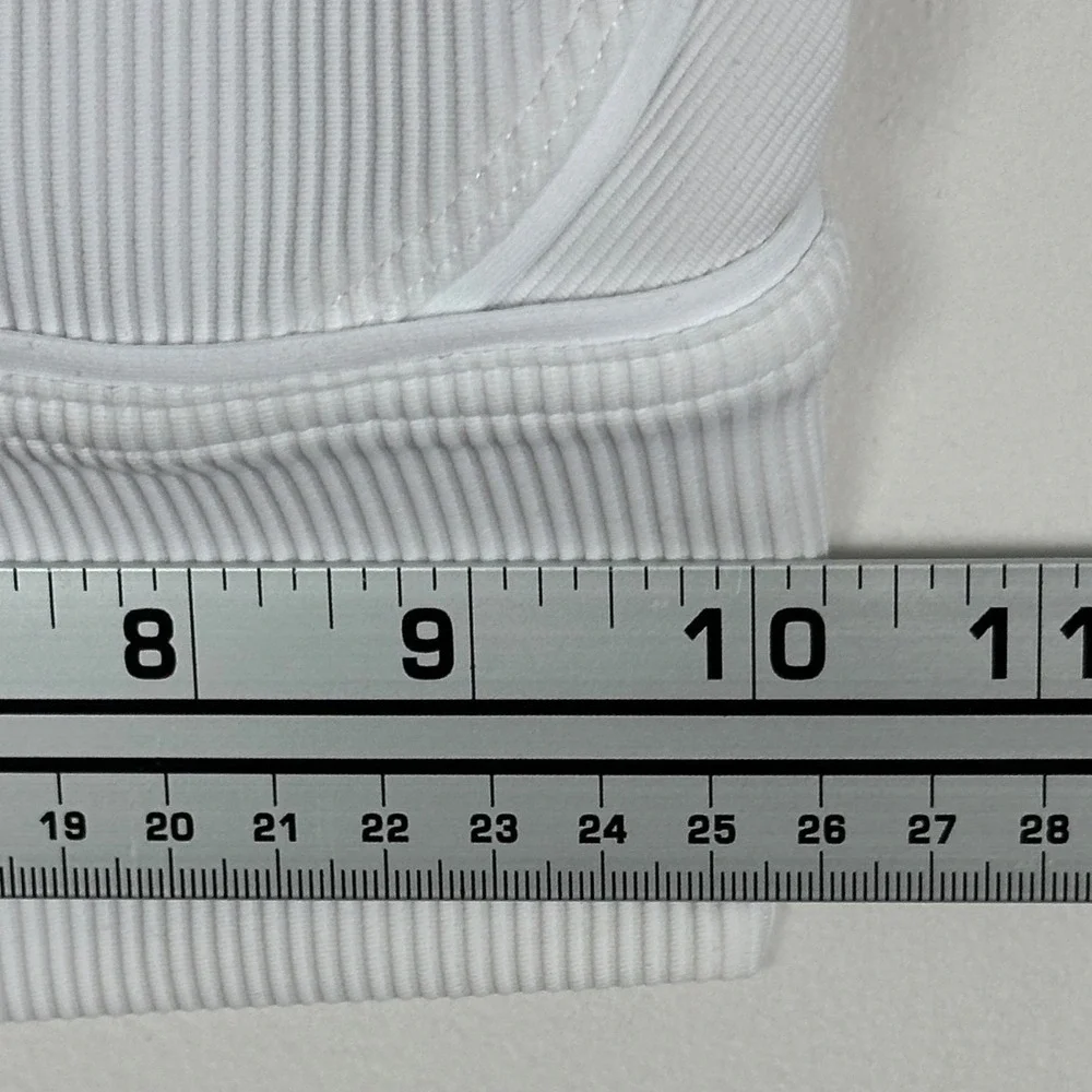 Lululemon Energy Longline Bra Ribbed Luxtremem Womens Size 4‎ Supportive W2BLIS - Picture 9 of 13